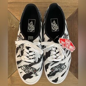 Vans White Tiger Shoes
